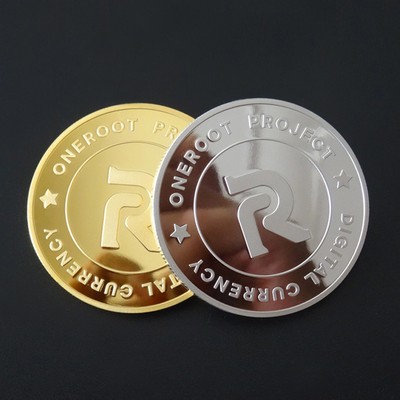 1.8" Round Commemorative Coins Challenge Coin-Electroplating