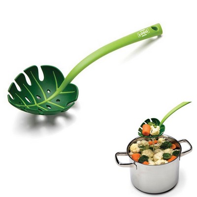 Tropical Monstera Leaf Kitchen Ladle