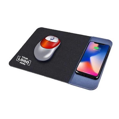 Wireless Charging Mouse Pad with USB Port