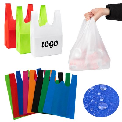 Nonwoven Tote Grocery T-Shirt Bag