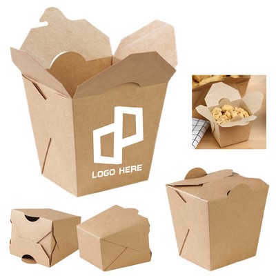 26Oz Greaseproof Kraft Paper Fried Chicken Box