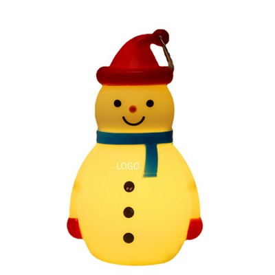 Charming Glow LED Snowman Holiday Ornament