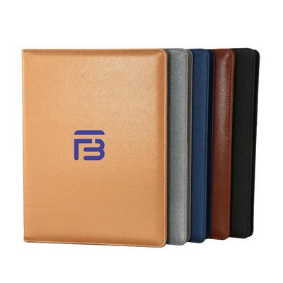 PU Leather A4 Document Organizer Folder