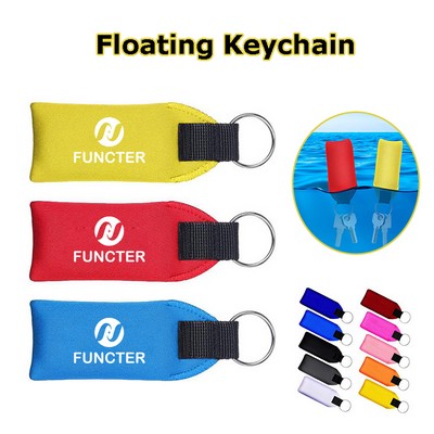 Floating Neoprene Boat Keychain Floatable Foam Key Fob for Water Sports Boat Keys