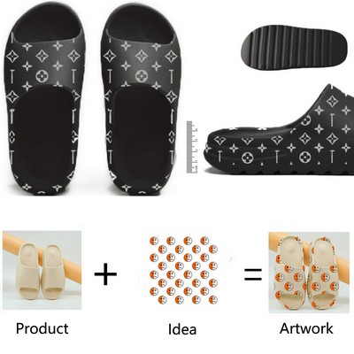 Unisex All-over Printed EVA Foam Slides