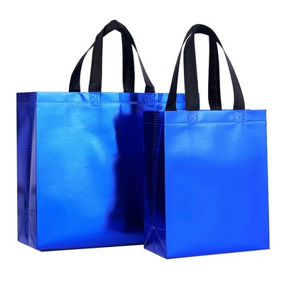 Large Size Reusable Metallic Gift Tote Bag