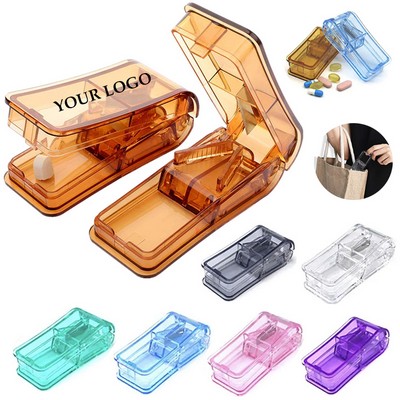 Mini Portable Pill Cutter Box