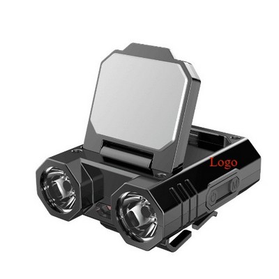 Clip-On Rechargeable Headlight Flashlight