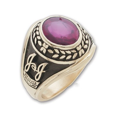 Legendary Series Men's Oval Stone Collegiate Ring