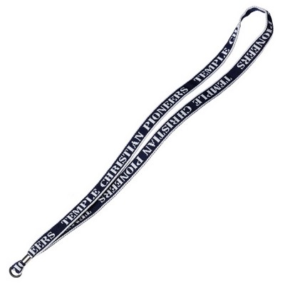 Knit-in Lanyard w/Rubber O-Ring (18"x5/8")