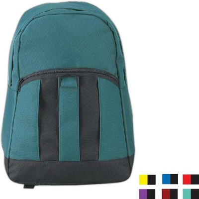 Two-Tone Color Multi-Functional Backpack