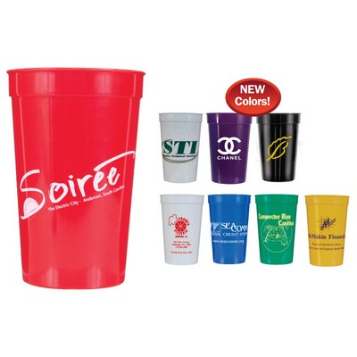 22 Oz. Smooth Stadium Cup (Spot Color)