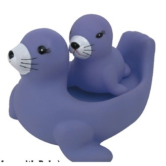 Rubber Sea Lion 2 Pieces Family Toys