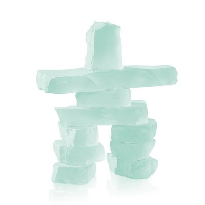 Inukshuk - Frosted 4½"