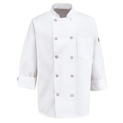 Red Kap® Ten Pearl Button Chef Coat