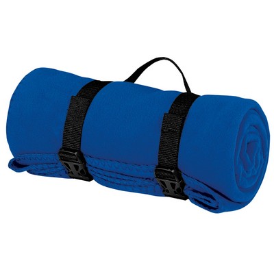 Port Authority® Value Fleece Blanket w/Strap