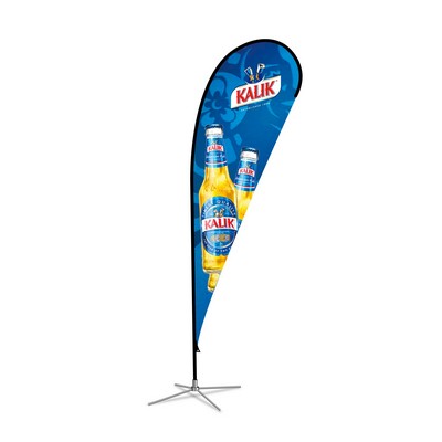 Teardrop Flag Banner Single Sided Kit (8ft)