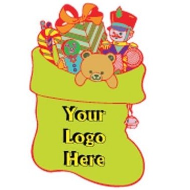 Stocking Toy Bag Bumper Sticker