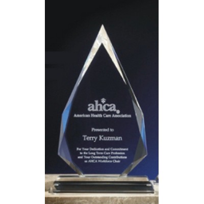 9" Optical Crystal Pinnacle Award