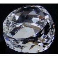 Optic Crystal Faceted Dome Award (2¾"x2")