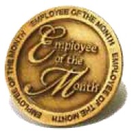 Employee of the Month Stock Recognition Pin