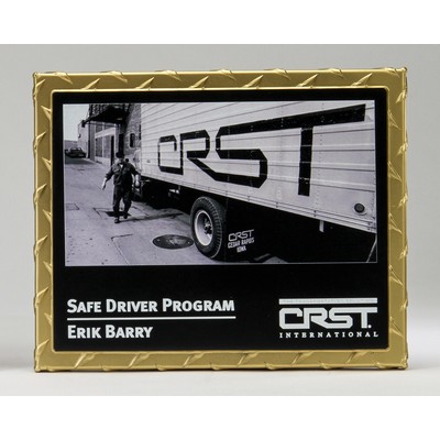 8x10 Driver Plaque