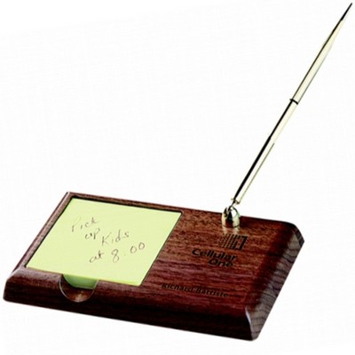 Wood Memo Pen Stand