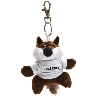 Fox Plush Keychain