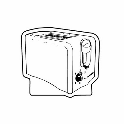 Magnet - Toaster - Full Color