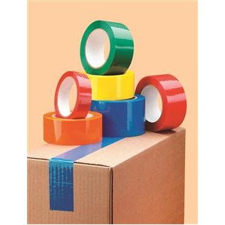 Unprinted Colored Polypro Tape w/ Acrylic Adhesive