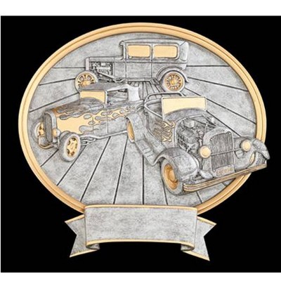 Hot Rods, Oval Legend Plates - 8"