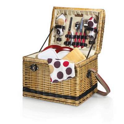 Yellowstone - Moka Picnic Basket w/Deluxe Service for 2