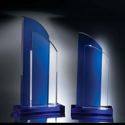 11" Double Take Crystal Award