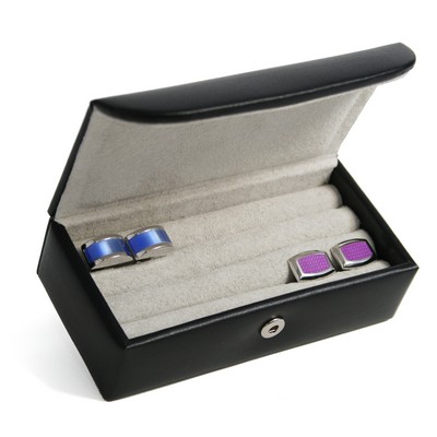 Leather Mini Cufflink Box