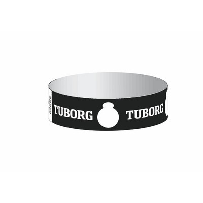 Custom Printed Same Color Tyvek Wristband (1")