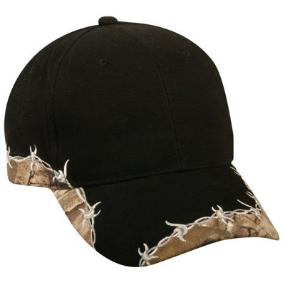 Barbed Wired Cap w/Camo Design