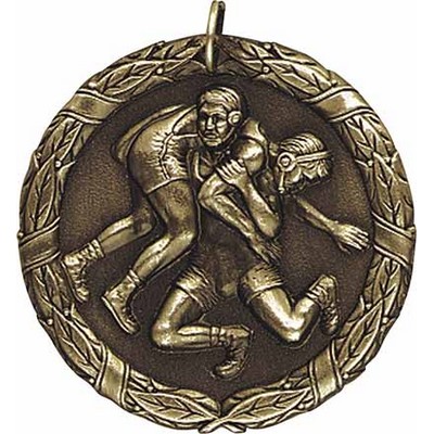 Medal, "Wrestling" - 2"