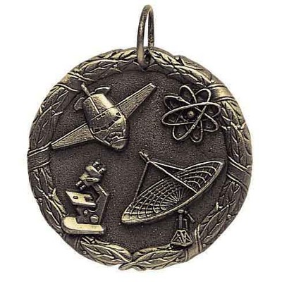 Science Medal - 1-1/4"