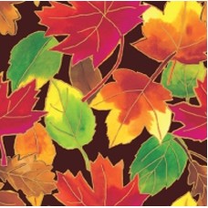 Autumn Leaves Feminine Gift Wrap (417')