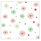 Seasons Greetings Snowflake Stock Printed Tissue