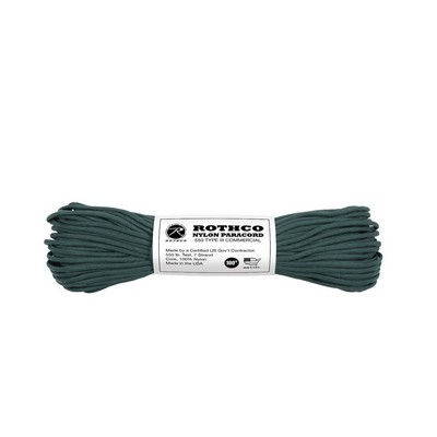 100' Hunter Green 550 Lb. Type III Commercial Paracord