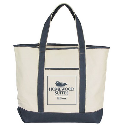 22" 14 Oz. Cotton Canvas Cruise Tote