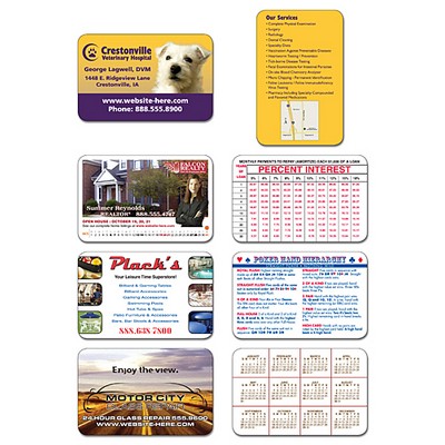 Extra-Thick Laminated Wallet Card - 3.5x2.25 (2-sided) - 24 pt.