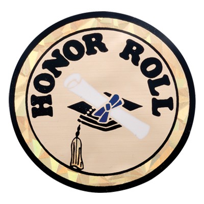 2" Honor Roll Mylar Medallion Insert Disc