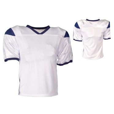 Youth Polyester Dazzle Cloth / Light Weight Tricot Mesh Football Jersey Shirt