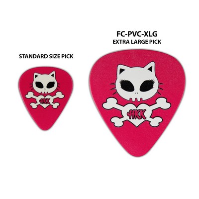 Oversized Celluloid Guitar Pick (Full Color Imprint)