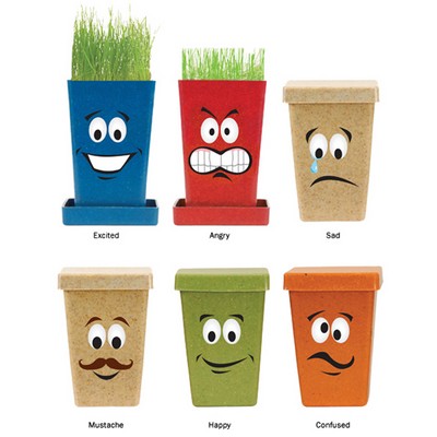 1 Pack Expression Planter w/Seeds (Full Color Digital)