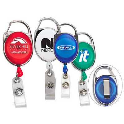 Badge Reel w/ Carabiner