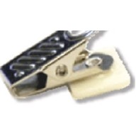 Vinyl Padded Swivel Bulldog Clip for Badges