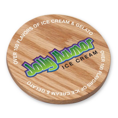 Wood Drink Coaster - Round